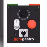Teigknetmaschine - 53 Liter / 44 kg - 2 Geschwindigkeiten - mit festem Kessel - Timerfunktion