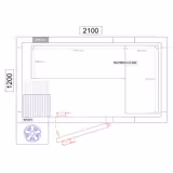 Regalset Aluminium - L-Form - Bautiefe: 460mm - Tragkraft: 600 kg