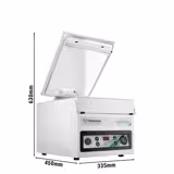 Henkelman | Mini Jumbo - Hazneli vakum mühürleyici - 4m³/h - 100 Watt - Dijital