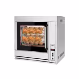 Elektryczny grill do kurczaka z rożna PREMIUM - 6,9 kW - z 4 szpikulcami na 20 kurczaków