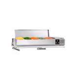 Countertop Prep Well PREMIUM - 1200x335mm - 5x GN 1/4