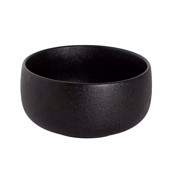 (12 pcs) Dessert Bowl - Universe - Porcelain - 450ml - round - Ø 110mm - Depth: 55mm - Black