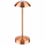 (4 unid) Candeeiro de mesa ALVA MICRO - recarregável sem fios - regulável em 3 níveis - Ø80mm - Cobre - IP54