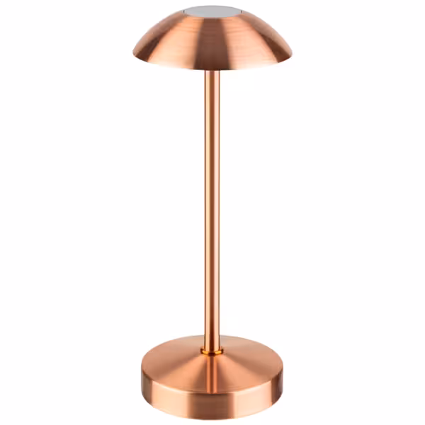 Lampa stołowa – ALVA – z 3-stopniową regulacją jasności – Ø 80 mm – miedź