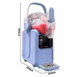 Slush-Maschine - 3 Liter - 160 Watt - Digital - Blau