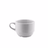 (12 kpl) ENTITY - Mokkakuppi - 100 ml - Valkoinen