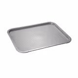 (6 pz) Vassoio fast food - Polipropilene - 350x270mm - Altezza: 20mm - Grigio - superficie antiscivolo