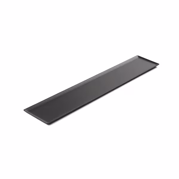 Vitrineplateau - Kunststof - 600x199mm - hoogte: 8mm - zwart