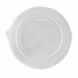 (60 szt.) Pokrywka wielorazowa - 166x157mm - do zmywarki, sztaplowane, wielorazowe, recyklingowalne, Made in Europe - Przezroczysty - kompatybilne z miseczkami/miskami Ø150mm