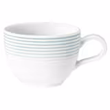 (6 pcs) SELTMANN WEIDEN | Coffee Cup Set – BLUES Series – Arctic Blue Porcelain – 180 ml - Tulip shape