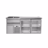 Biertoog Premium PLUS - 1950x700mm - 2 glazen deuren