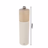 (6 peças) PEUGEOT | BOREAL - Moinho de sal - Madeira - Branco pluma - Altura: 210mm