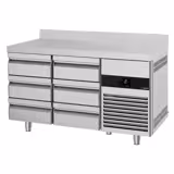 Kühltisch PREMIUM - 1400x700mm - 6 Schubladen - mit Aufkantung