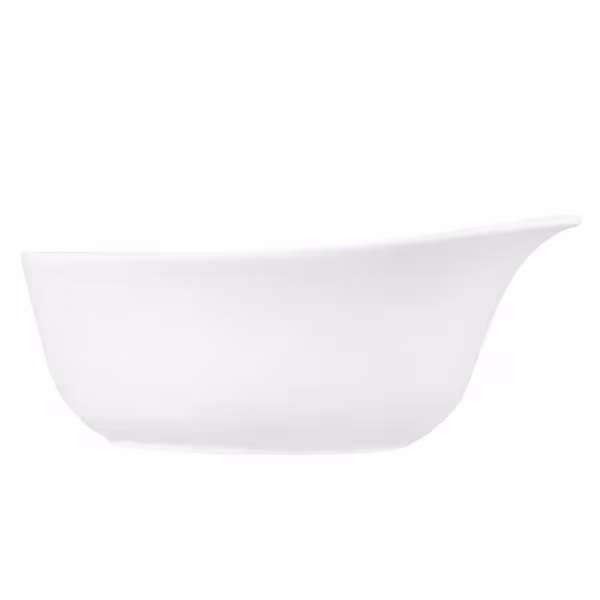 (2 pcs) SELTMANN WEIDEN | Handled Porcelain Cereal Bowl – 0.45L - White - Microwave/Dishwasher Safe