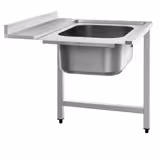 Aanvoertafel - 800mm - aanbouw rechts - met 1 spoelbak - voor DSHI1080WD