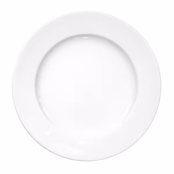 (6 pcs) SELTMANN WEIDEN | Meran Basic Side Plates – Flat – Ø 280 mm – White Porcelain – Ovenproof