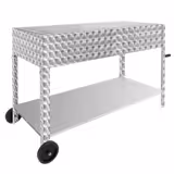 Barbecue a gas - 22,5 kW - 6 bruciatori - incl. base mobile, portagriglia e vassoio