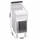 Neutral Element - Lorenzo 700 - 400x714x1020mm - Stainless Steel AISI 304