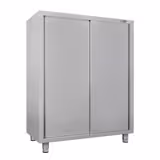 Armoire de travail en inox ECO - 1600x700mm - 2 portes coulissantes - Hauteur: 1800mm