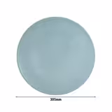 (6 pieces) SELTMANN WEIDEN | Porcelain Coupe Dinner Plates – Turquoise - Ø 30 cm - Flat