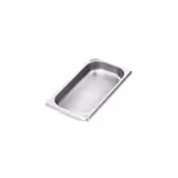 (6 pièces) Récipients en acier inoxydable GN 1/3 - perforés - hauteur : 40mm