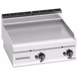 Gazlı Pleyt Izgara - 13,8kW - Düz - Pişirme Yüzeyi: 795x500mm