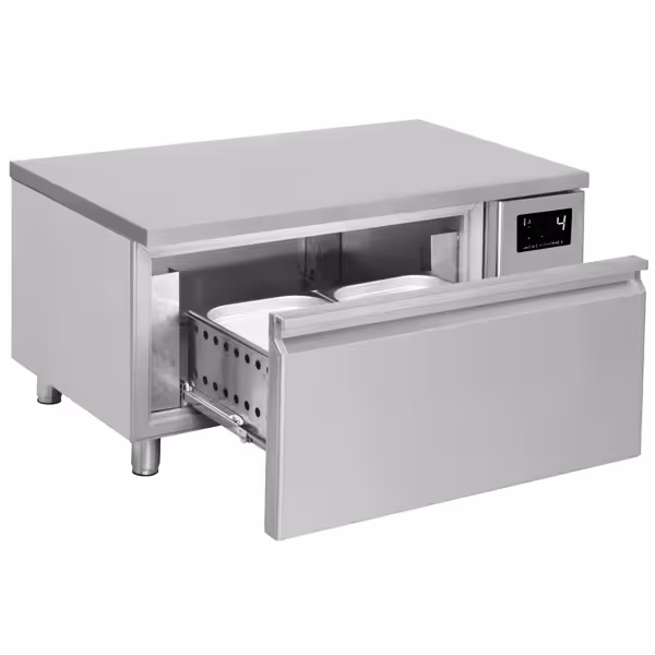 Tavolo frigo‑congelatore da incasso [-20°/+8°C] - 1200mm - 1 cassetto