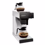 Machine à café filtre - 1,8 litre - avec 2 plaques chauffantes - incl. carafe en verre