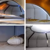 Gázos pizzakemence - 1482x1720x1835 mm - 9x Ø 30 cm - max. 400 °C - érintőkijelzős - 130 pizza/óra