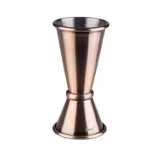 (6 pz) Misurino da bar doppio - Acciaio inox - 2cl & 4cl - con graduazioni interne 1cl & 3cl