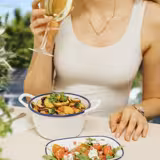 ENAMEL LOOK - وعاء - ميلامين - 0,3 لتر - قُطر 130 مم - أبيض (قطع x6)