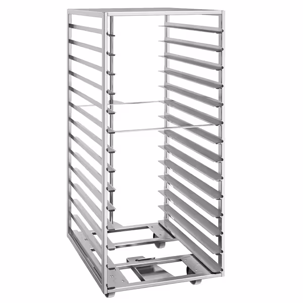 Carrello portavassoi - per 14 vassoi - EN 600x800 - adatto per EBORM e GBORM