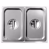 Topiarka do czekolady - 2x GN 1/4 - 250W - w zestawie: 2 pokrywy i 2 pojemniki GN 1/4