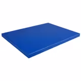 Antislip snijplank - 600x400mm - Dikte: 20mm - HACCP-conform - Polyethyleen - Blauw - Antislipvoetjes - Vaatwasmachinebestendig