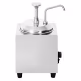Dispenser salse riscaldato con pompa dosatrice in acciaio inox - 600W - 2L - incl. inserto