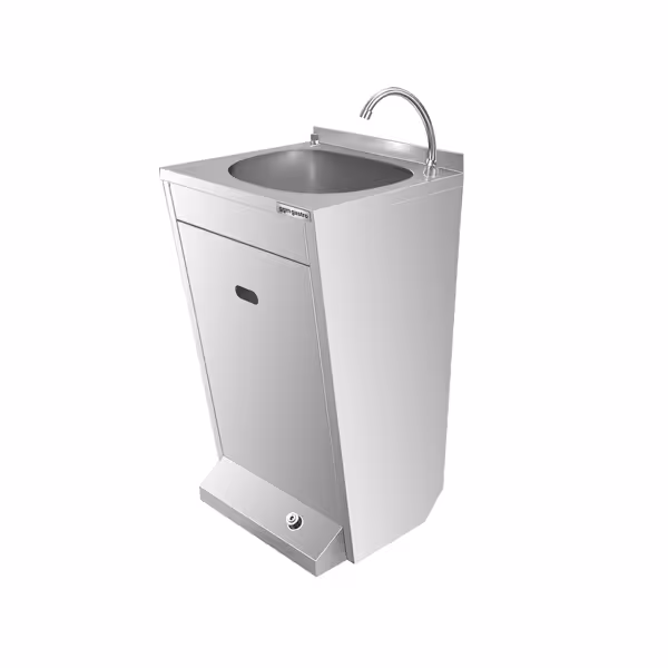 Lavabo - inox - avec distributeur de savon       