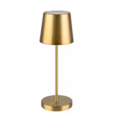 (4 unid) Candeeiro de mesa LED - MERLE MICRO - recarregável sem fios - regulável em 3 níveis - Ø90mm - Dourado - IP54