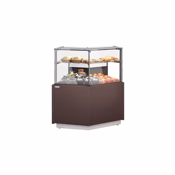 Banco alimentare refrigerato RIGA - 1180x990mm - Ventilata - con 2 ripiani