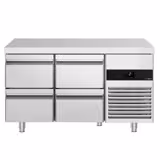 Kylbänk PREMIUM - 1400x700 mm - 281 l - Fläktkyla - GN 1/1 - med 4 lådor