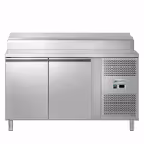 Hűtött előkészítő asztal ECO - 1510x800 mm - 2 ajtós - GN 1/3 8x feltéthűtő