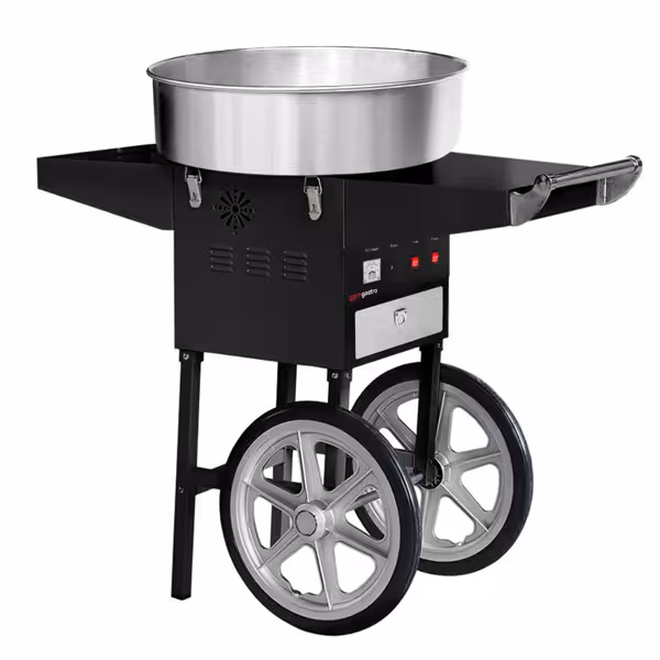 Commercial Candy Floss Machine - Ø520mm - 1.08kW - Black