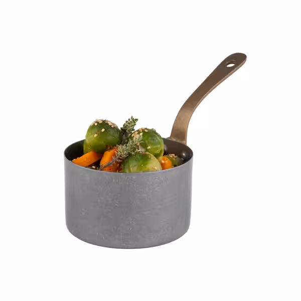 (6 bucăți) Cratiță / Oală de servit - VINTARA - Inox - 0.3 litri - Ø 95mm