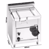 Frigideira basculante elétrica PROFISSIONAL - 45L - 9,0kW - Série 700 - 400V