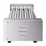 Commercial Hot Dog Roller – 5-Roller Tabletop – 50–200°C Thermostat – Stainless Steel – Single-zone