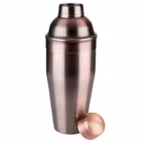 (6 buc) Shaker cocktail - CLASSIC - set 3 piese - oțel inoxidabil - 0,7 l