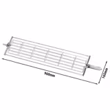 Cestello per pollo per girarrosto - 960mm - acciaio inox - compatibile con serie GHKM