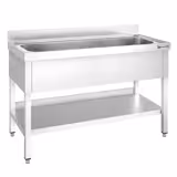 Commercial Pot Wash Sink Unit – 1400 × 700 mm – Single Bowl (1200 × 500 mm)