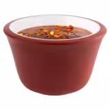 (6 st) Ramekin - Melamin - 40 ml - fyrkantig - 60x60x40 mm - röd, vit