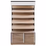 Commercial bread display rack - 1200 mm - with 4 shelves