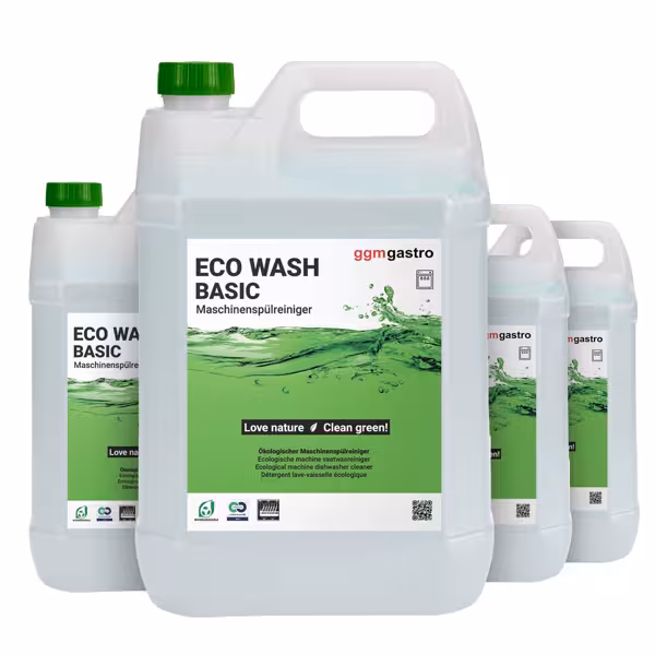 (4 stuks) Machinevaatwasmiddel BASIC (vloeibaar) 10 liter - Ecologisch & chloorvrij